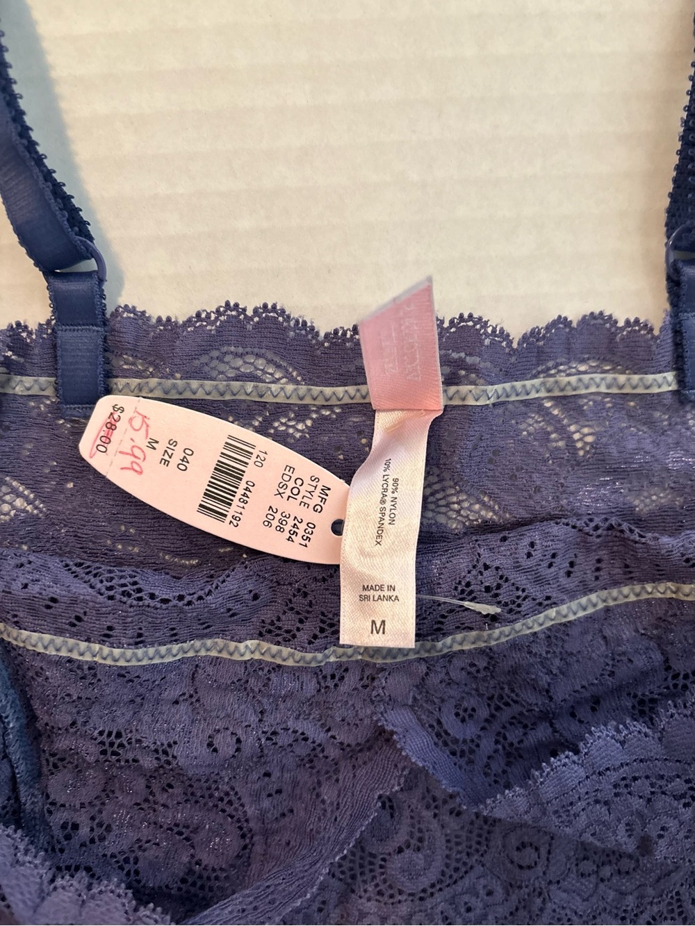 Victoria's Secret Lace Bralette - Eggplant Purple - Picture 6 of 7